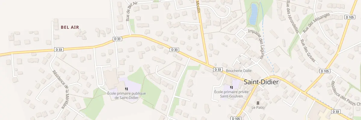 Plan du 1A Rue de la Vallee à Saint-Didier
