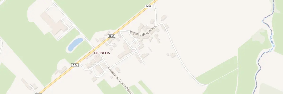 Plan du 2 Imp de la Poterie à Vieillevigne