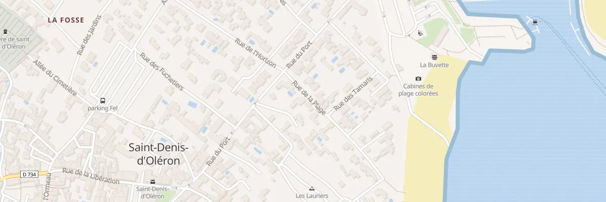 Plan du 2 Rue de la Plage à Saint-Denis-d’Oléron