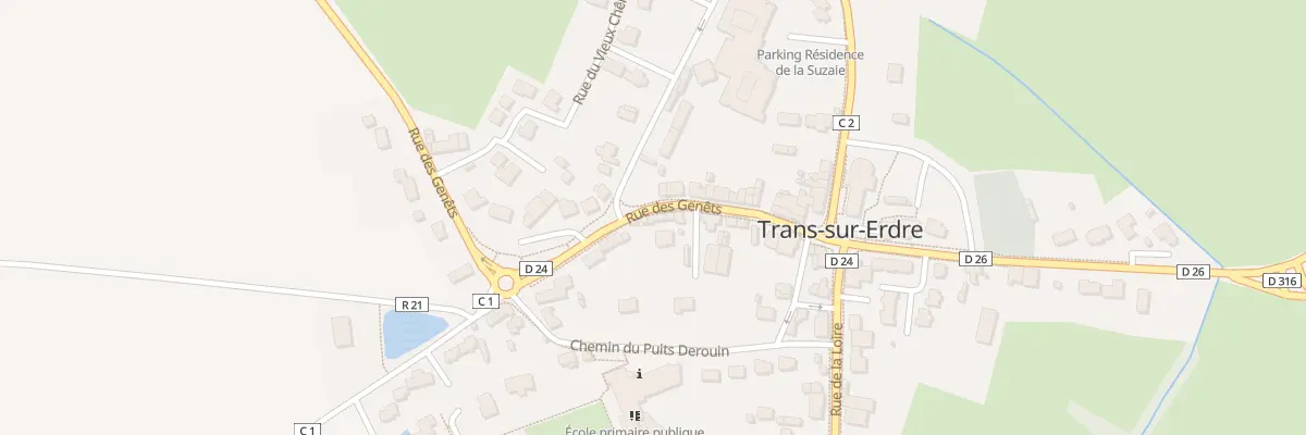 Plan du 105 Rue des Genêts à Trans-sur-Erdre