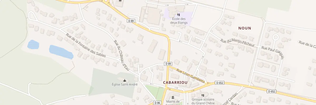 Plan du 97 Av du Parc des Sports à Seignosse