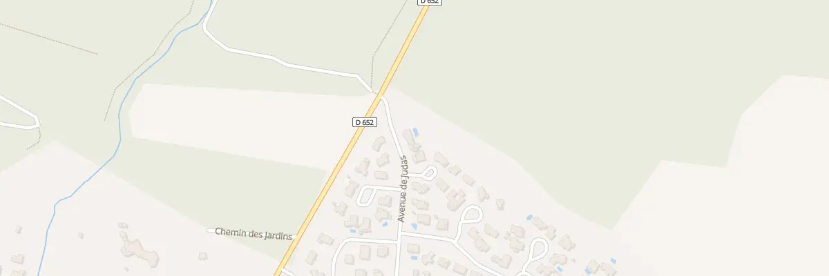 Plan du 1 Av de Judas à Messanges