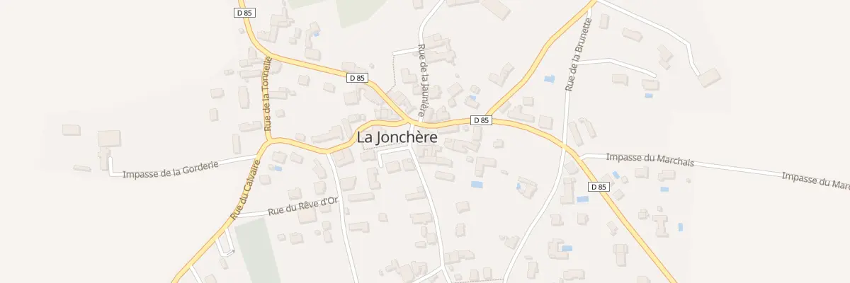 Plan du 3 Rue de la plaine à La Jonchère