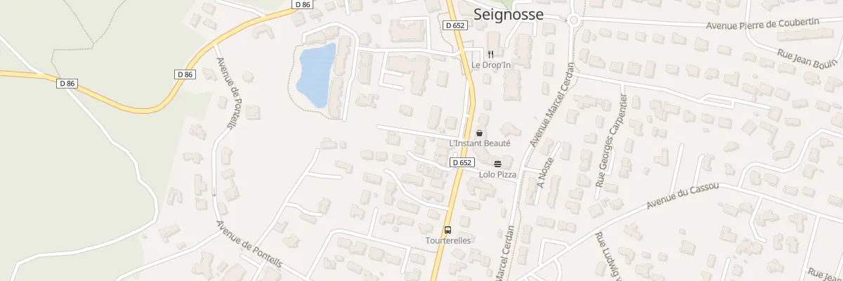 Plan du 1537F Av Charles de Gaulle à Seignosse