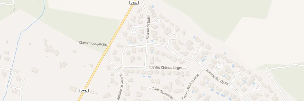 Plan du 6 Rue des Résiniers à Messanges