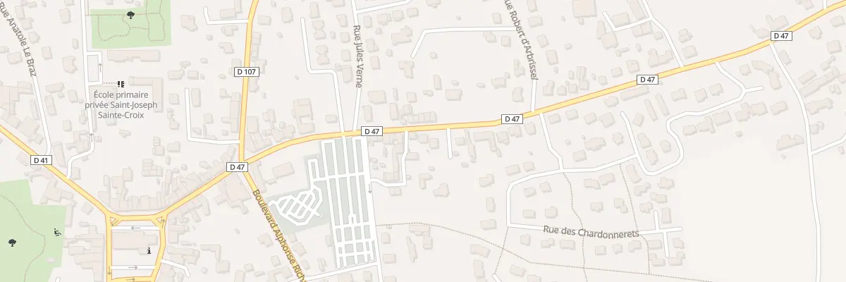 Plan du 16 Rue des Colonels Dein à Retiers
