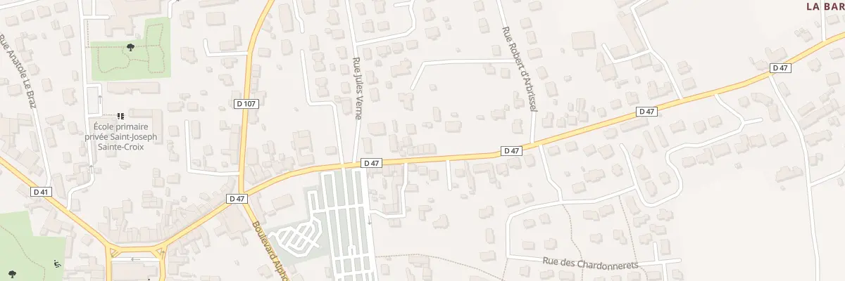 Plan du 29 Rue des Colonels Dein à Retiers