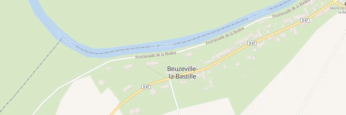 Plan du 7 Prom de la Riviere à Beuzeville-la-Bastille