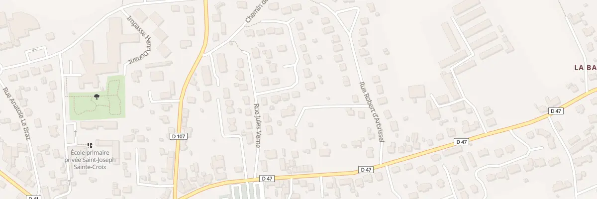 Plan du 6 Rue du Commandant Charcot à Retiers