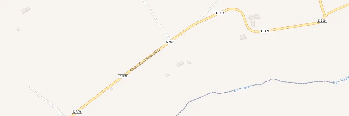 Plan du 2 Rte de la Vesvalière à La Haye-Pesnel