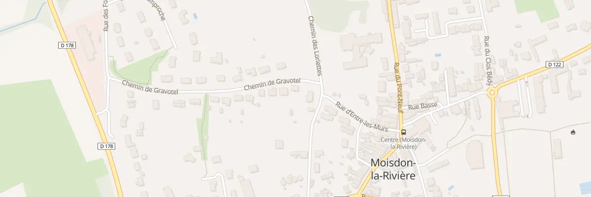 Plan du 1 Che de Gravotel à Moisdon-la-Rivière