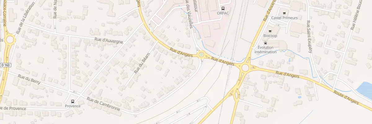 Plan du 52 Rue d’Angers à Châteaubriant