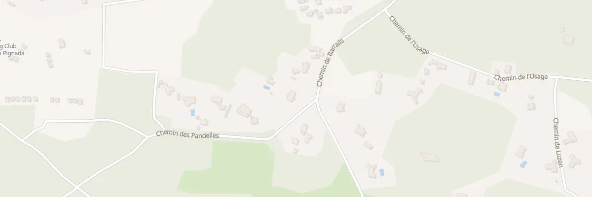 Plan du 360 Che Barrails à Messanges