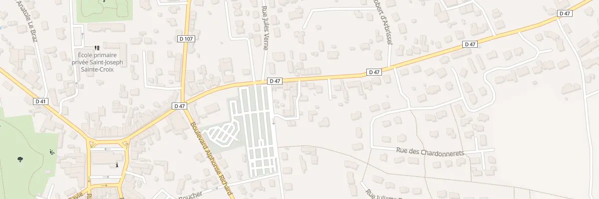 Plan du 12 Rue des Colonels Dein à Retiers