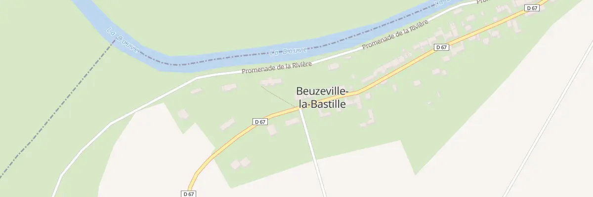 Plan du 58 Rue de la Bastille à Beuzeville-la-Bastille