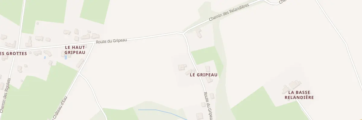 Plan du 13 Rte du Gripeau au Cellier