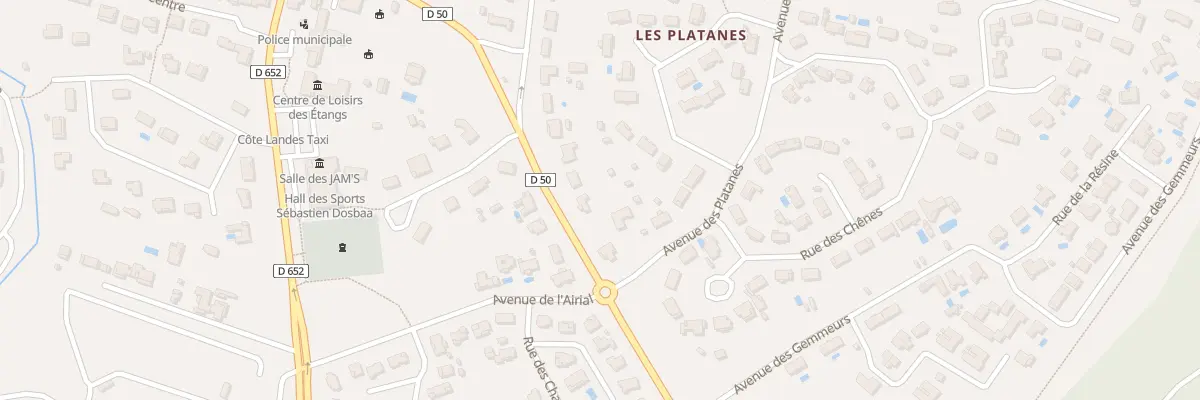 Plan du 13 Av de la Gemme à Messanges