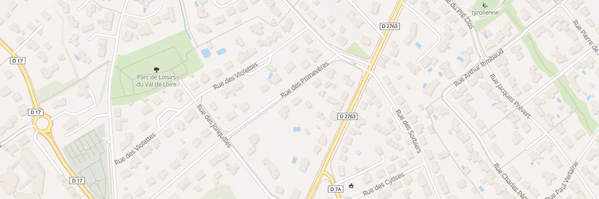 Plan du 5 Rue des primevères à L’Herbergement