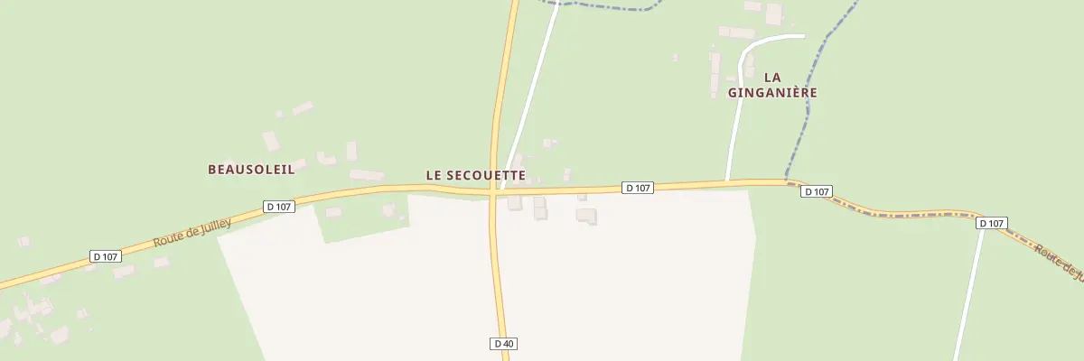 Plan du 41 Rte de Juilley à Crollon