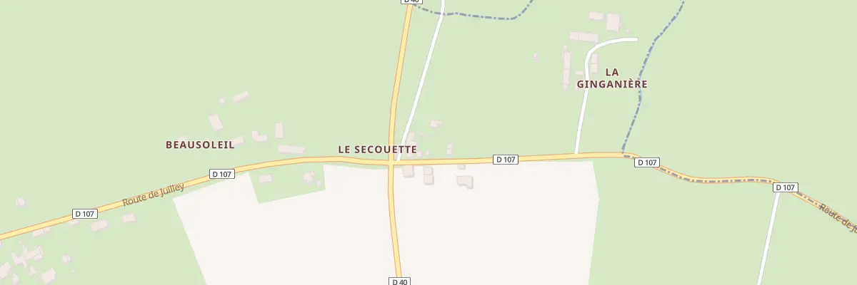 Plan du 43 Rte de Juilley à Crollon