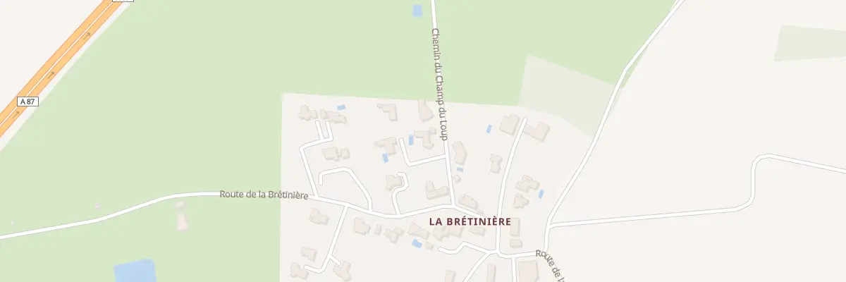 Plan du 15 Che du Champ du Loup à La Roche-sur-Yon