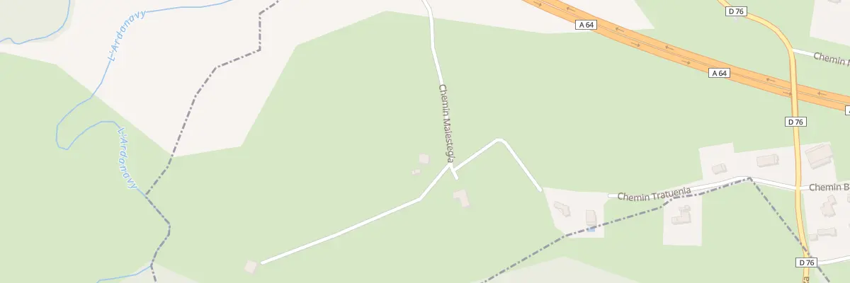 Plan du 700 Che Maiestegia à Briscous