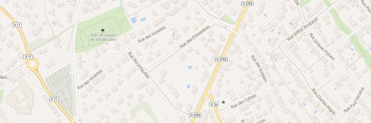 Plan du 7 Rue des primevères à L’Herbergement