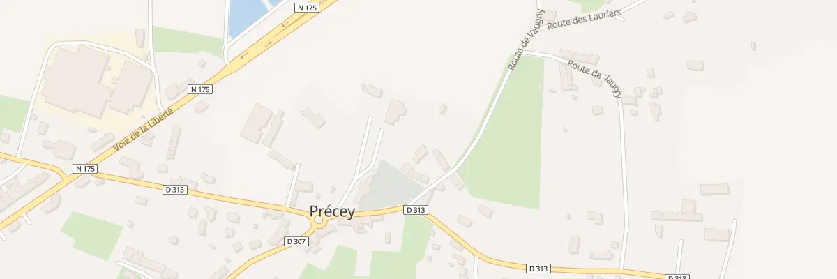 Plan du 3 Rte de Vaugry à Précey