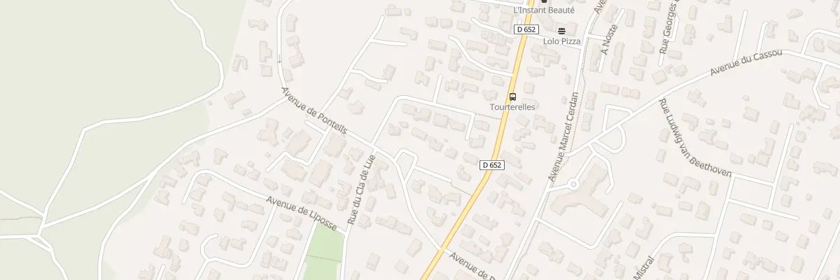 Plan du 16 Av de Ponteils à Seignosse