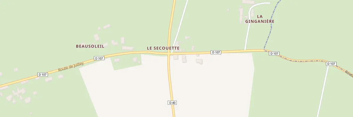 Plan du 32 Rte de Juilley à Crollon