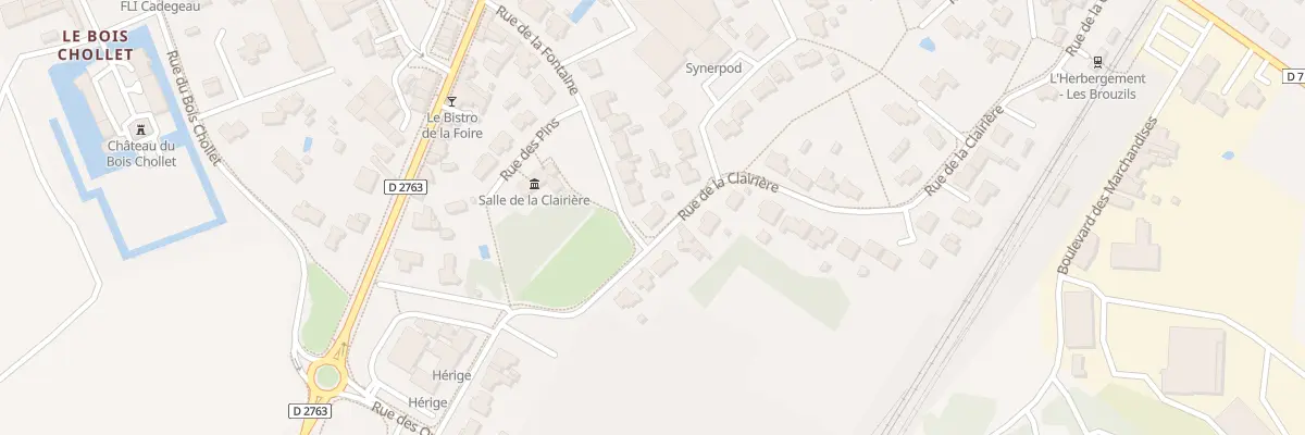 Plan du 15 Rue de la clairière à L’Herbergement