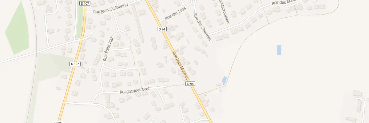 Plan du 39 Rue Jean Mermoz à Retiers