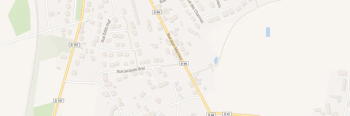 Plan du 34 Rue Jean Mermoz à Retiers