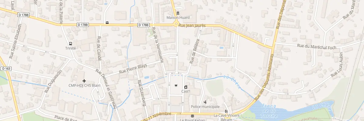 Plan du 2 Rue Guy Môquet à Châteaubriant