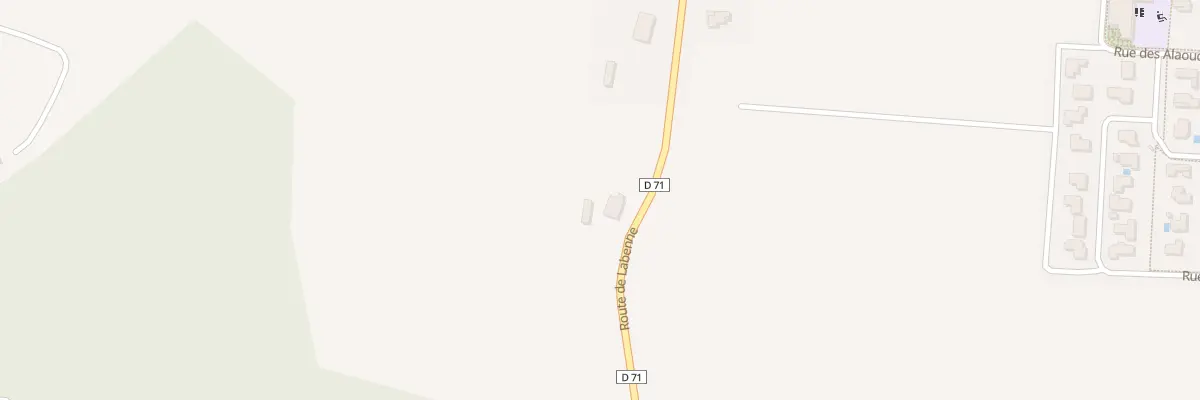 Plan du 760 Rte de Labenne à Orx