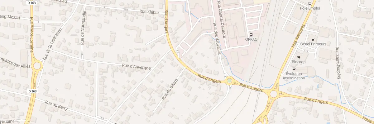 Plan du 39 Rue d’Angers à Châteaubriant