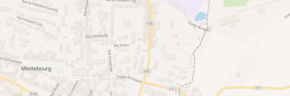 Plan du 7 Rue de l’Abbaye à Montebourg
