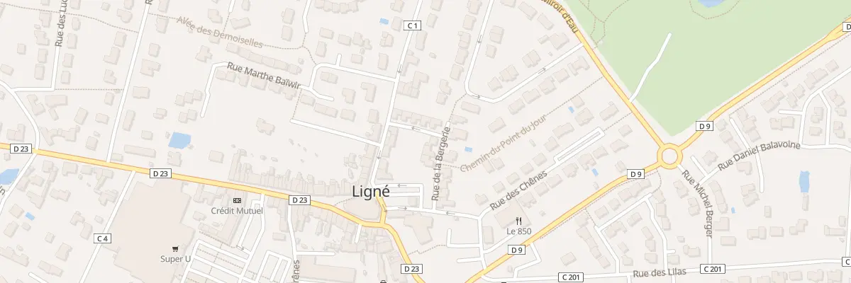 Plan du 71 Rue de la bergerie à Ligné