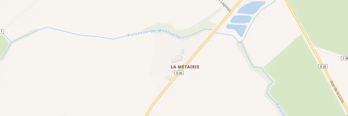 Plan du 5297 La Metairie à Trans-sur-Erdre