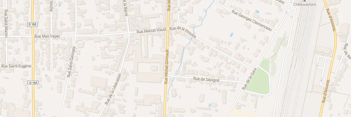 Plan du 31 Rue Michel Grimault à Châteaubriant