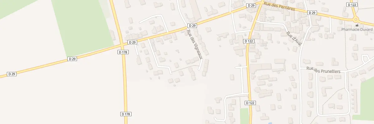 Plan du 6 Rue des Vigneaux à Moisdon-la-Rivière