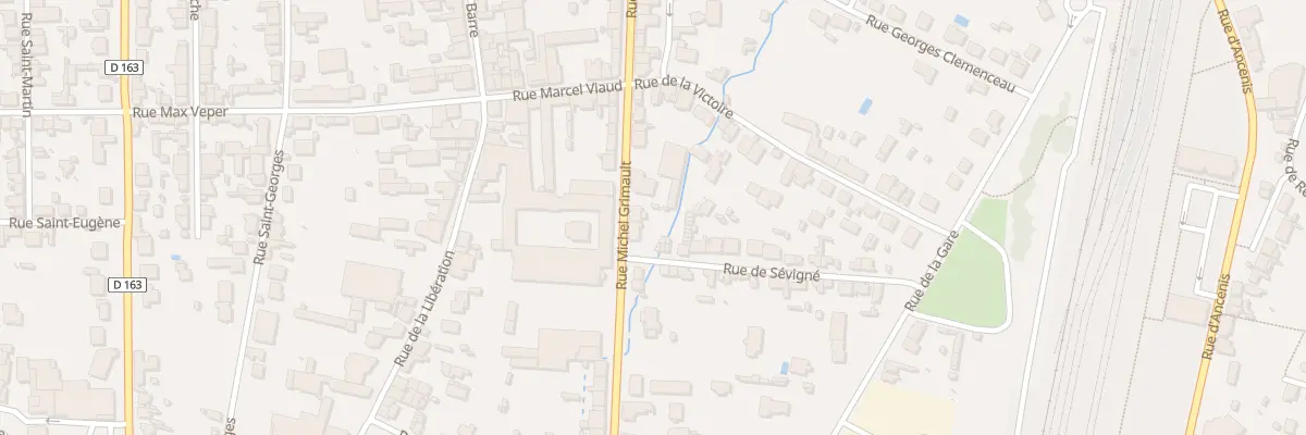 Plan du 33 Rue Michel Grimault à Châteaubriant