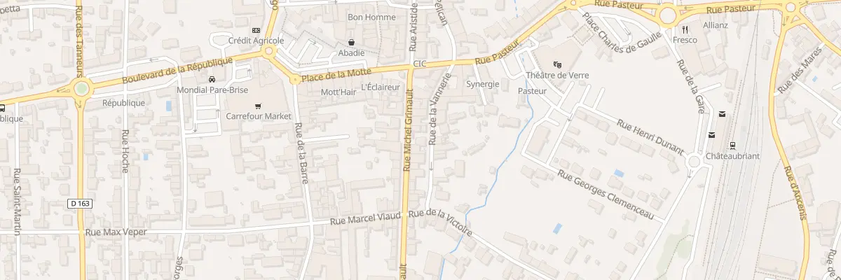 Plan du 9B Rue Michel Grimault à Châteaubriant