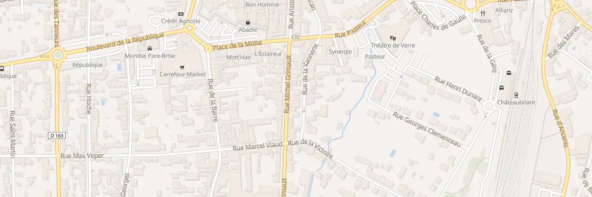 Plan du 11 Rue Michel Grimault à Châteaubriant