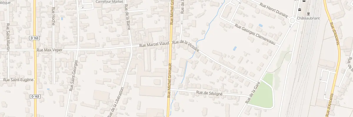 Plan du 29 Rue Michel Grimault à Châteaubriant
