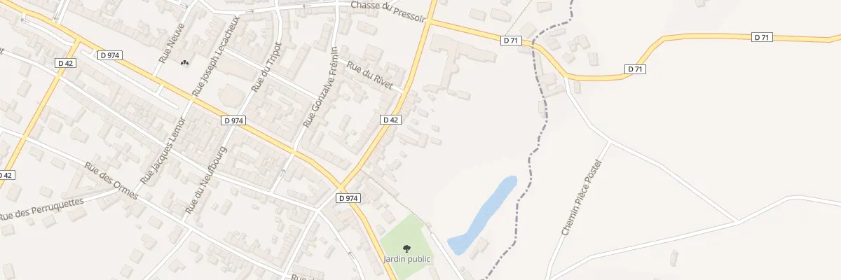 Plan du 22 Rue Monseigneur le Nordez à Montebourg