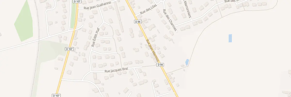 Plan du 30 Rue Jean Mermoz à Retiers