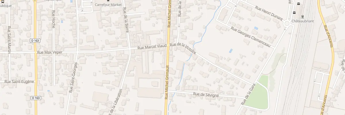 Plan du 27 Rue Michel Grimault à Châteaubriant