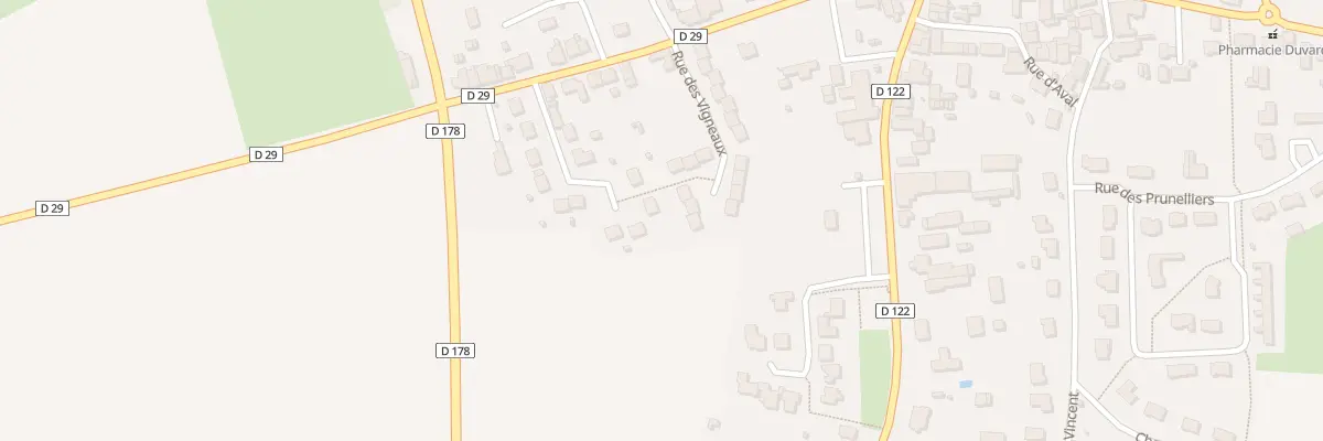 Plan du 29 Rue des Vigneaux à Moisdon-la-Rivière
