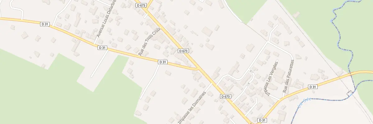 Plan du 23 Rue des Trois Croix à Marcey-les-Grèves